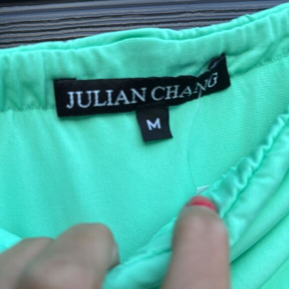 Elegant Mint Green Strapless Jumpsuit - Julien Chang - NWOT - Size Medium - Picture 3 of 3